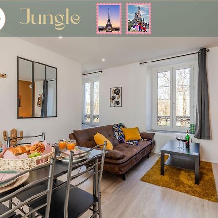 Jungle - Magnifique Appartement Avec Parking Prive - Paris-Disney & Cdg A 25 Minutes Pomponne エクステリア 写真
